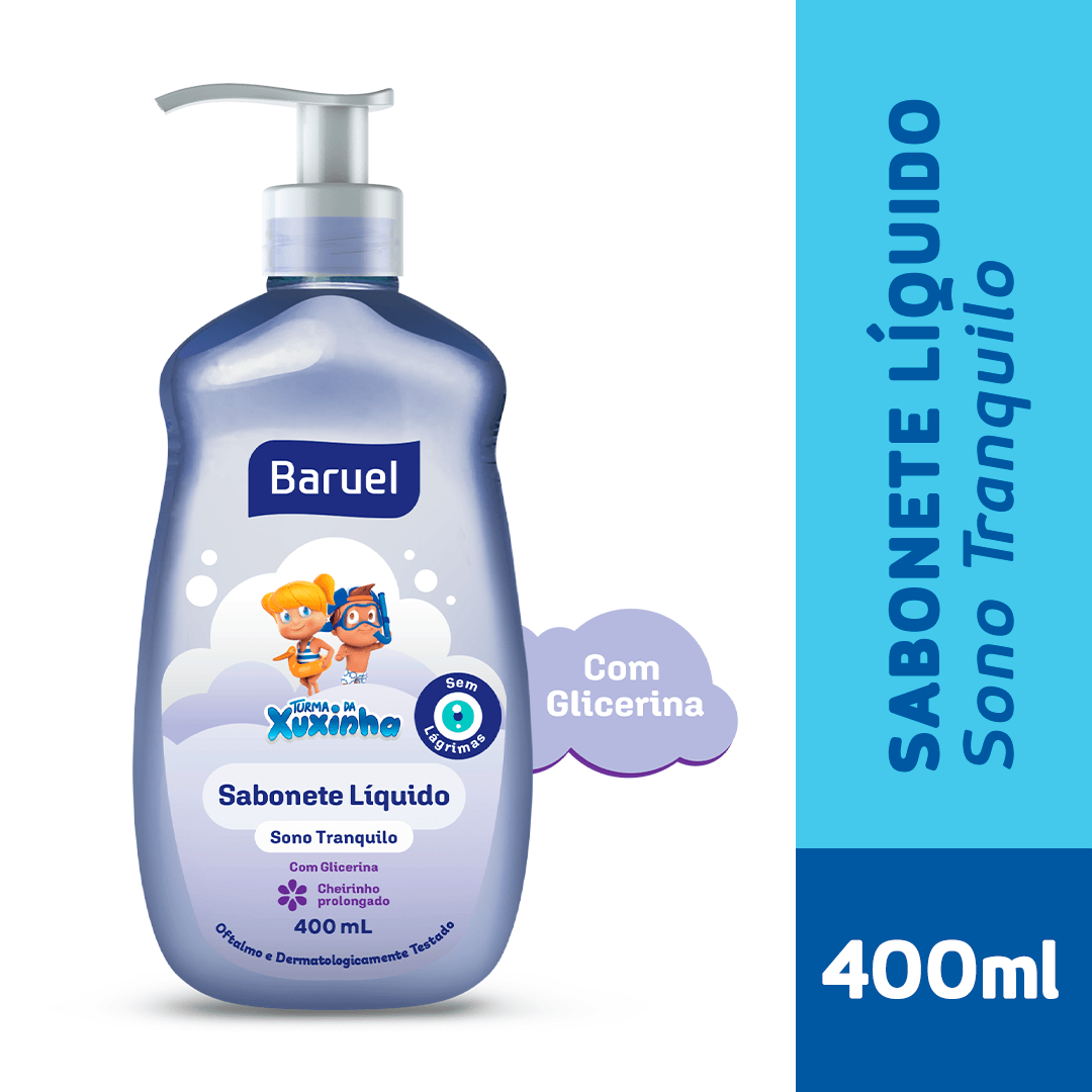 Sabonete Líquido Infantil Turma da Xuxinha Sono Tranquilo 400ml