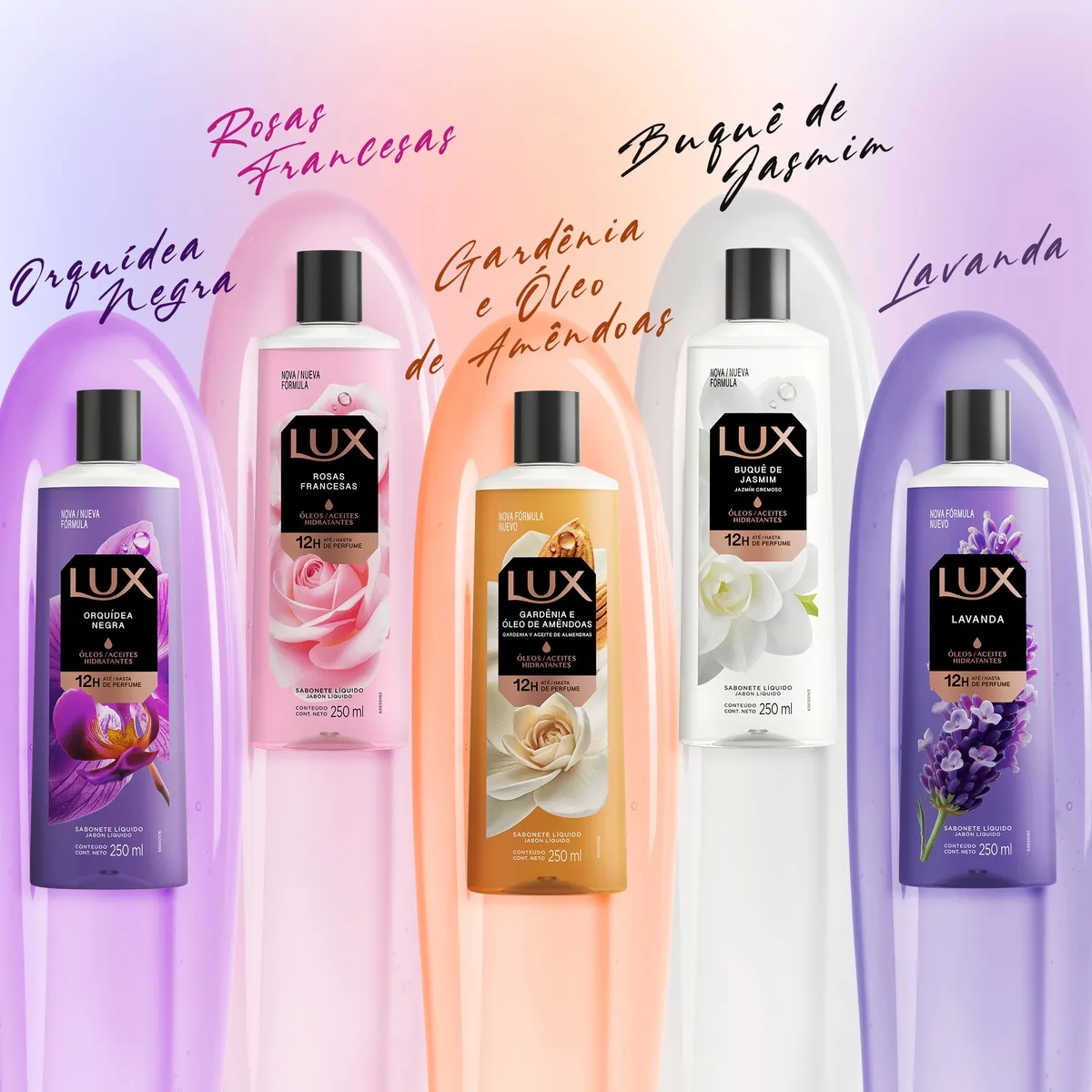 Sabonete Líquido Lux Botanicals Gardênia e Óleo de Amêndoas 250ml — foto 7