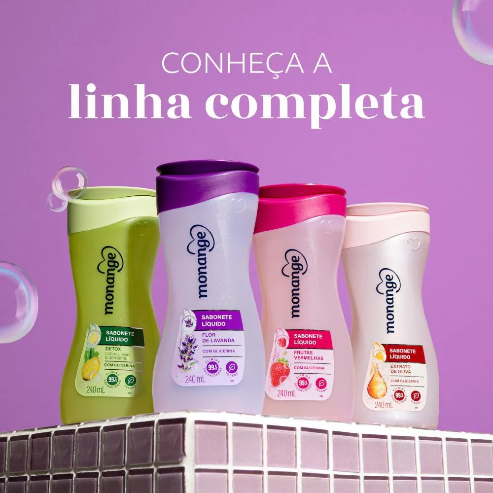Sabonete Líquido Monange Flor de Lavanda Refil 200ml — foto 8