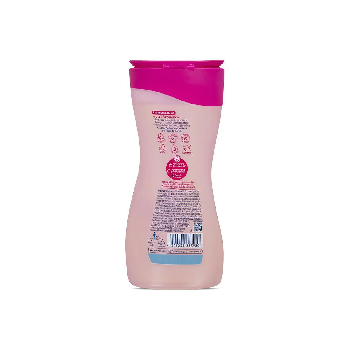 Sabonete Líquido Monange Frutas Vermelhas 240ml — foto 10