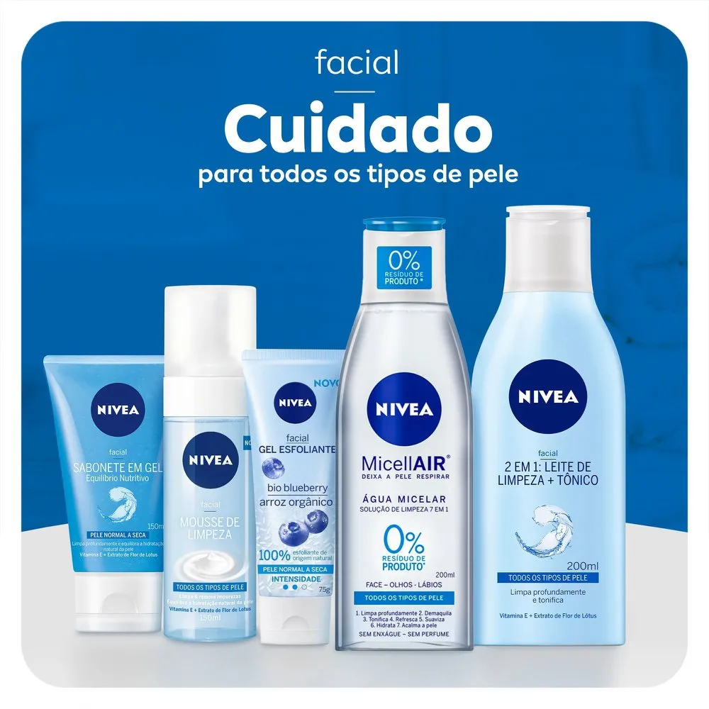 Sabonete Líquido Nivea Equilíbrio Protetor Gel Facial 150ml — foto 8