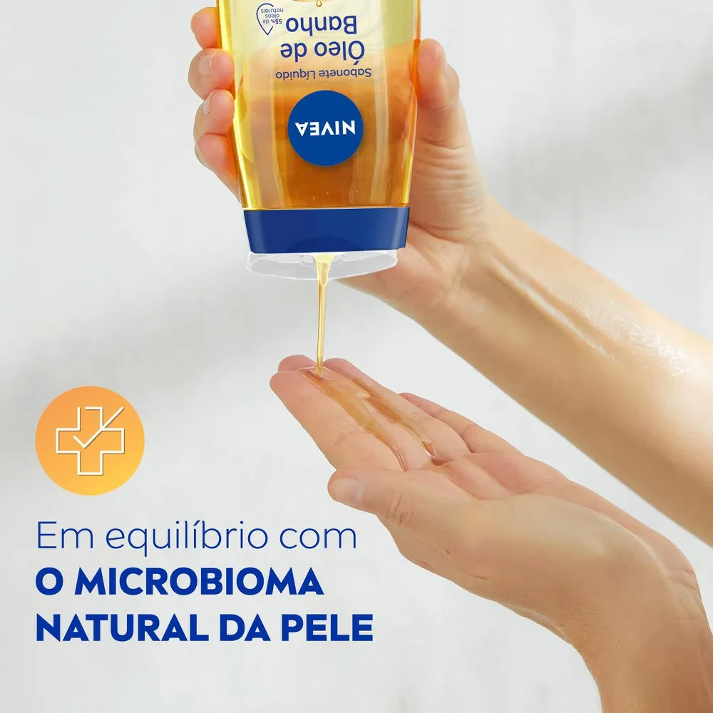 Sabonete Líquido Nivea Óleo de Banho 200ml — foto 4