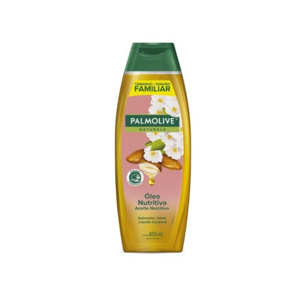 Sabonete Líquido Palmolive Naturals Óleo Nutritivo Camélia e Amêndoas 650ml