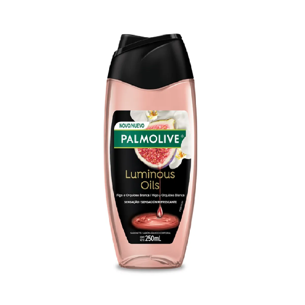 Sabonete Líquido Para o Corpo Palmolive Luminous Oils Sensação Refrescante 250ml