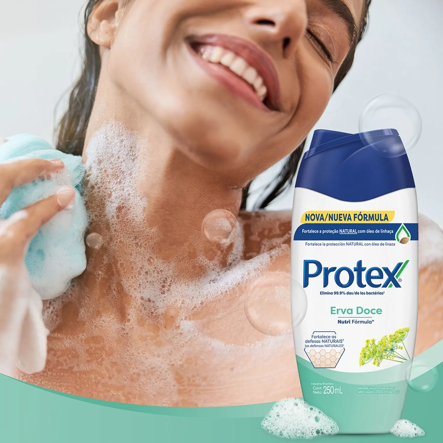 Sabonete Líquido Protex Antibacteriano Erva Doce 250ml — foto 10