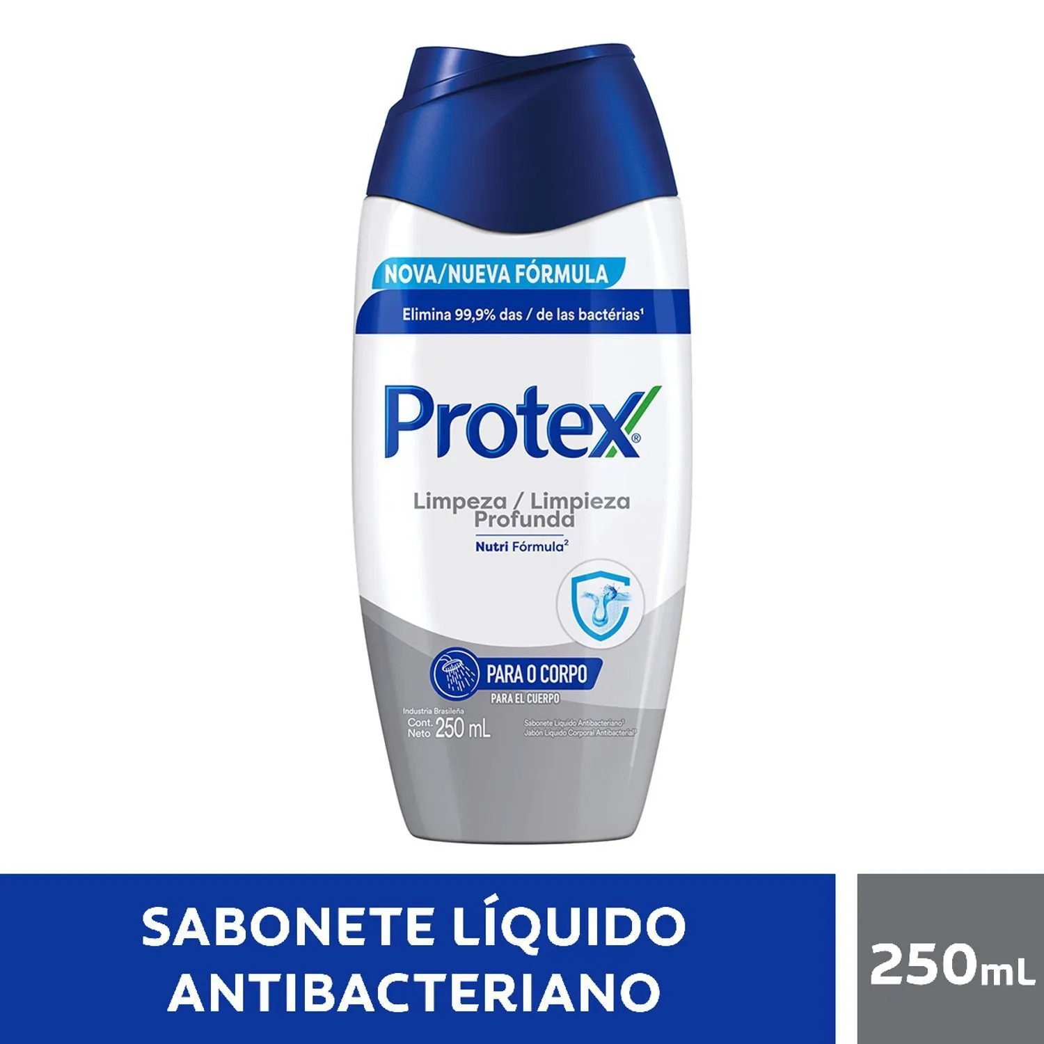 Sabonete Líquido Protex Limpeza Profunda Antibacteriano 250ml