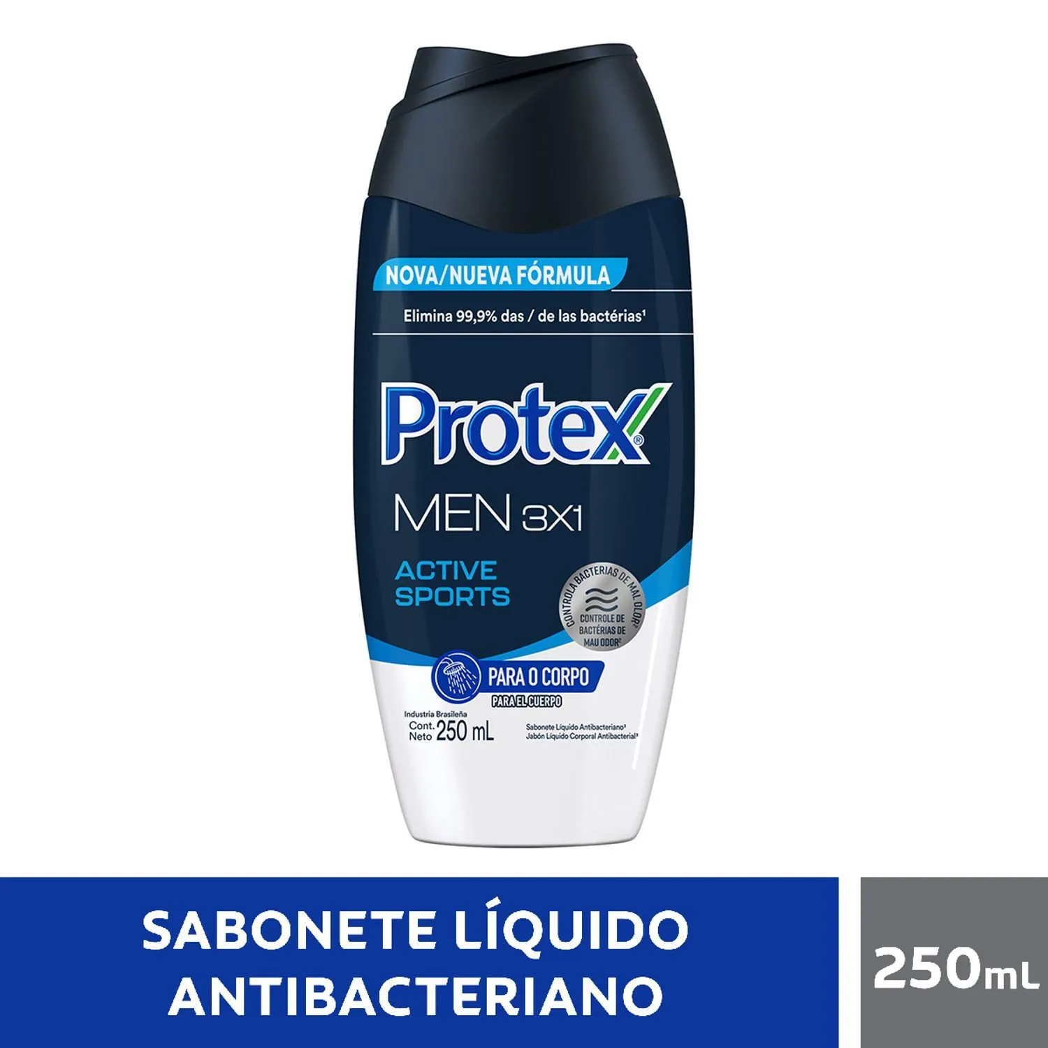 Sabonete Líquido Protex Men Sport Antibacteriano 250ml