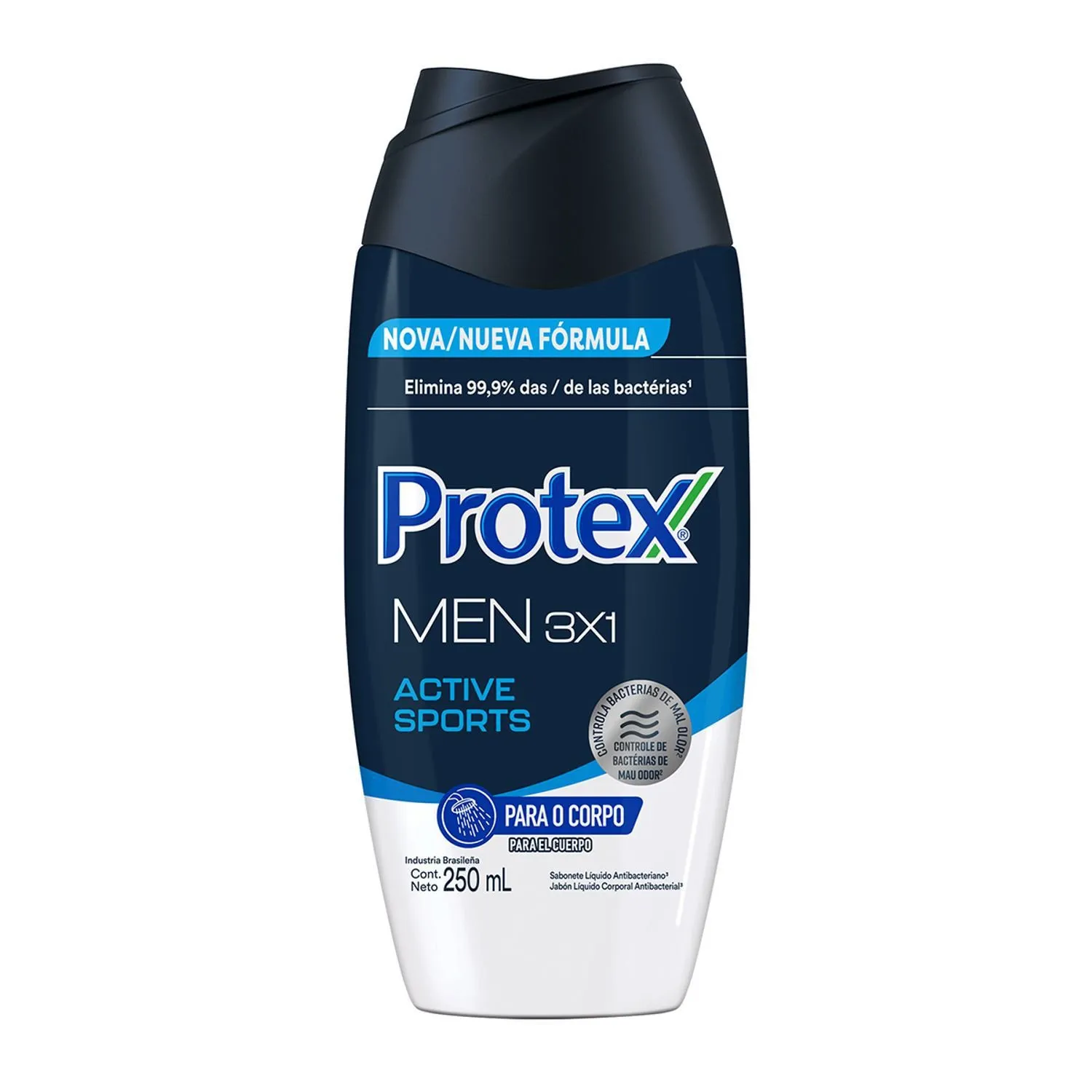 Sabonete Líquido Protex Men Sport Antibacteriano 250ml — foto 2