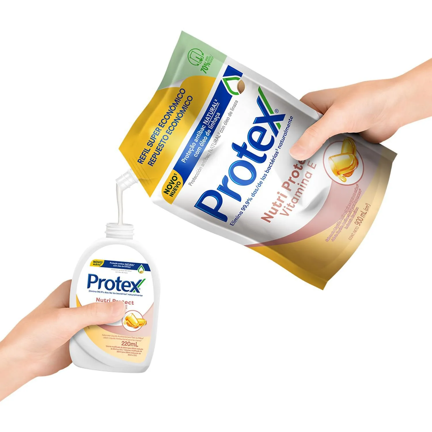 Sabonete Líquido Protex Nutri Protect Vitamina E 900ml — foto 13