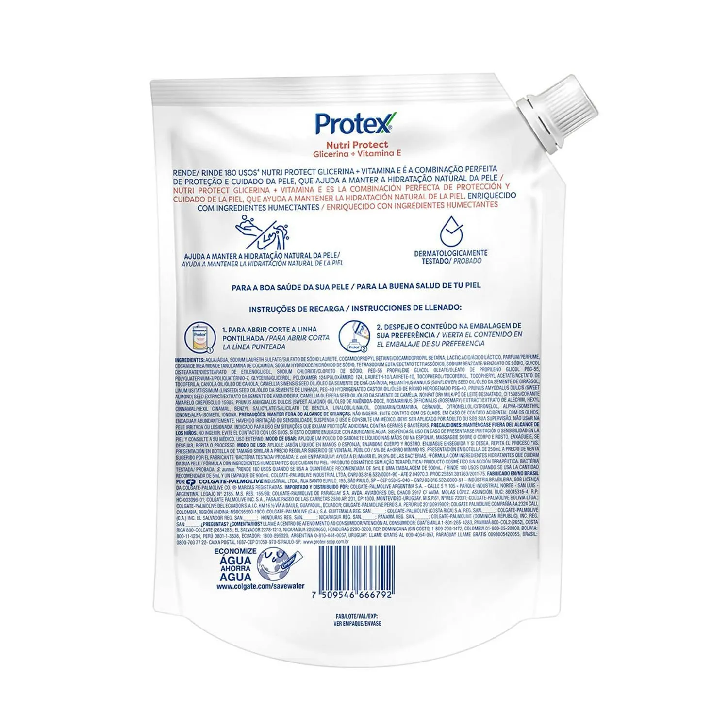 Sabonete Líquido Protex Nutri Protect Vitamina E 900ml — foto 3