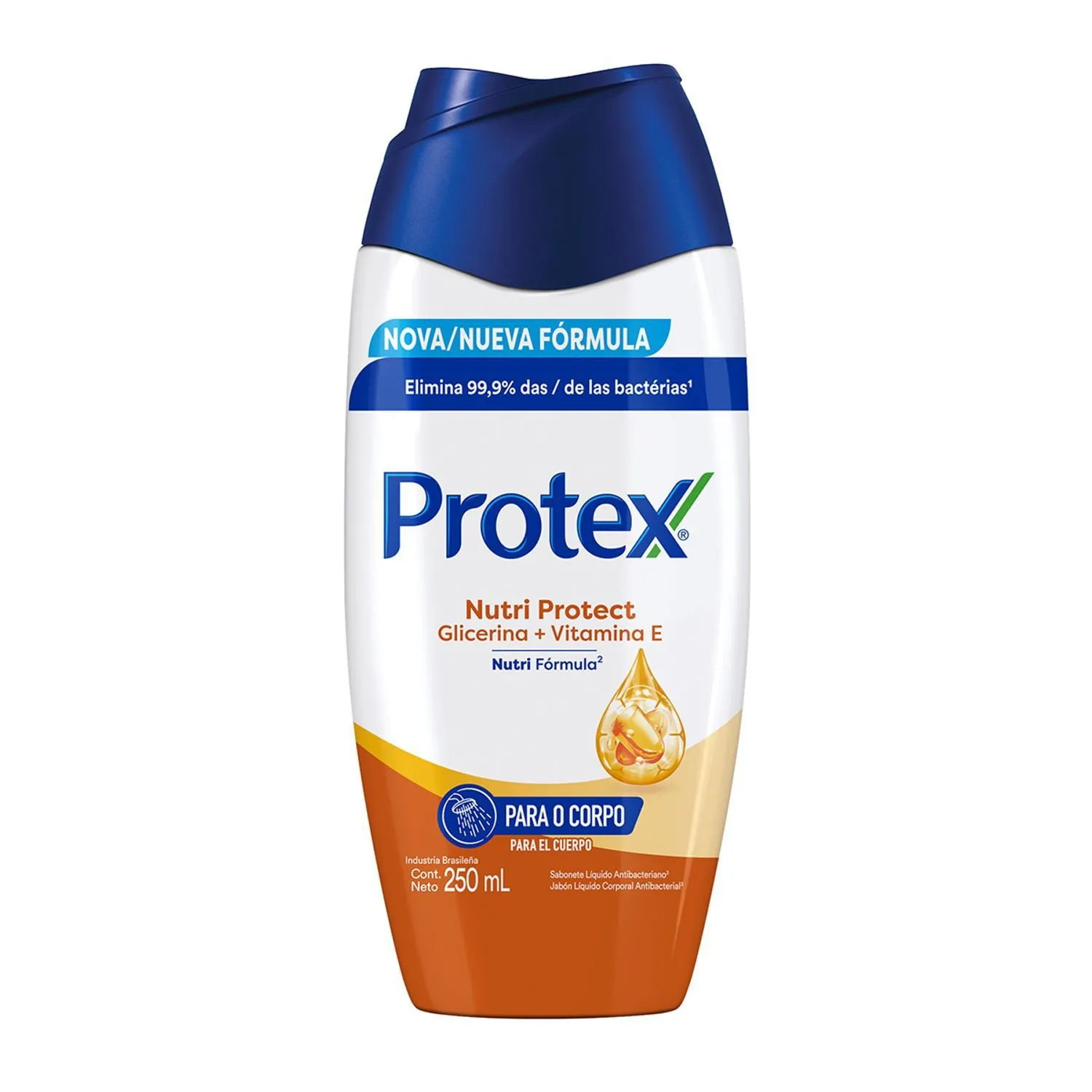 Sabonete Líquido Protex Nutri Protect Vitamina E Antibacteriano 250ml — foto 2