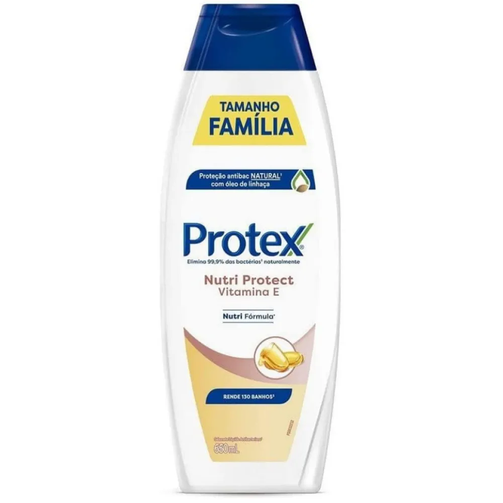 Sabonete Líquido Protex Nutri Protect Vitamina E Antibacteriano 650ml