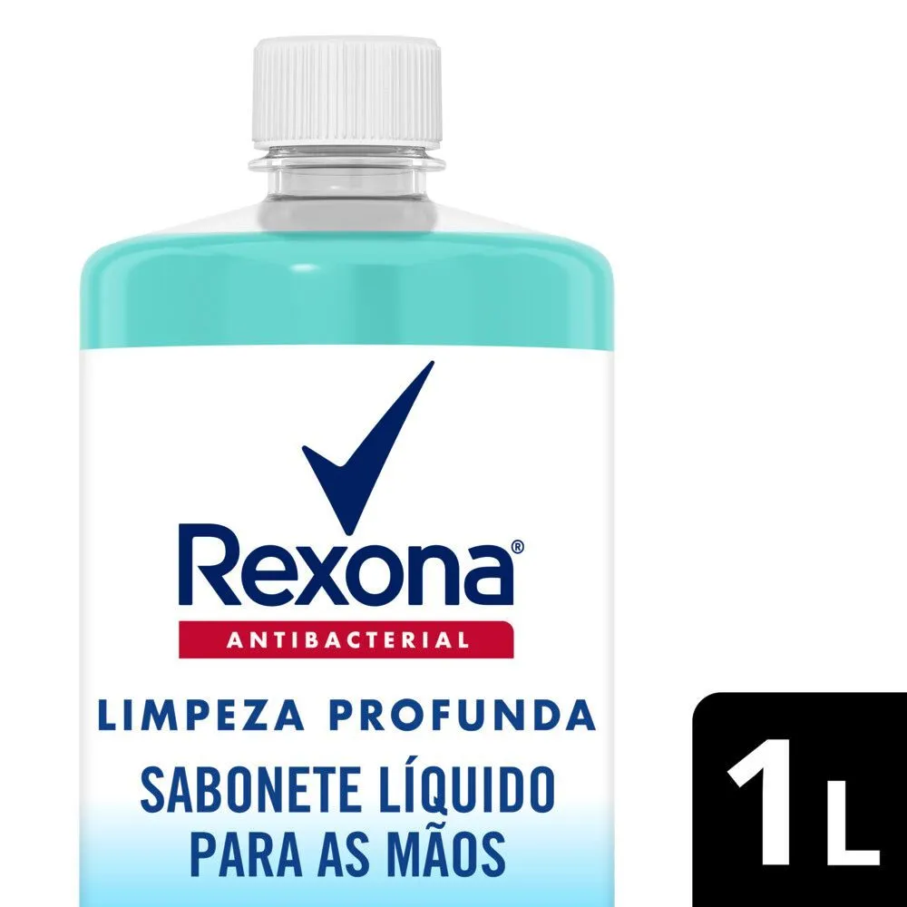 Sabonete Líquido Rexona Antibacterial Limpeza Profunda 1 Litro — foto 2