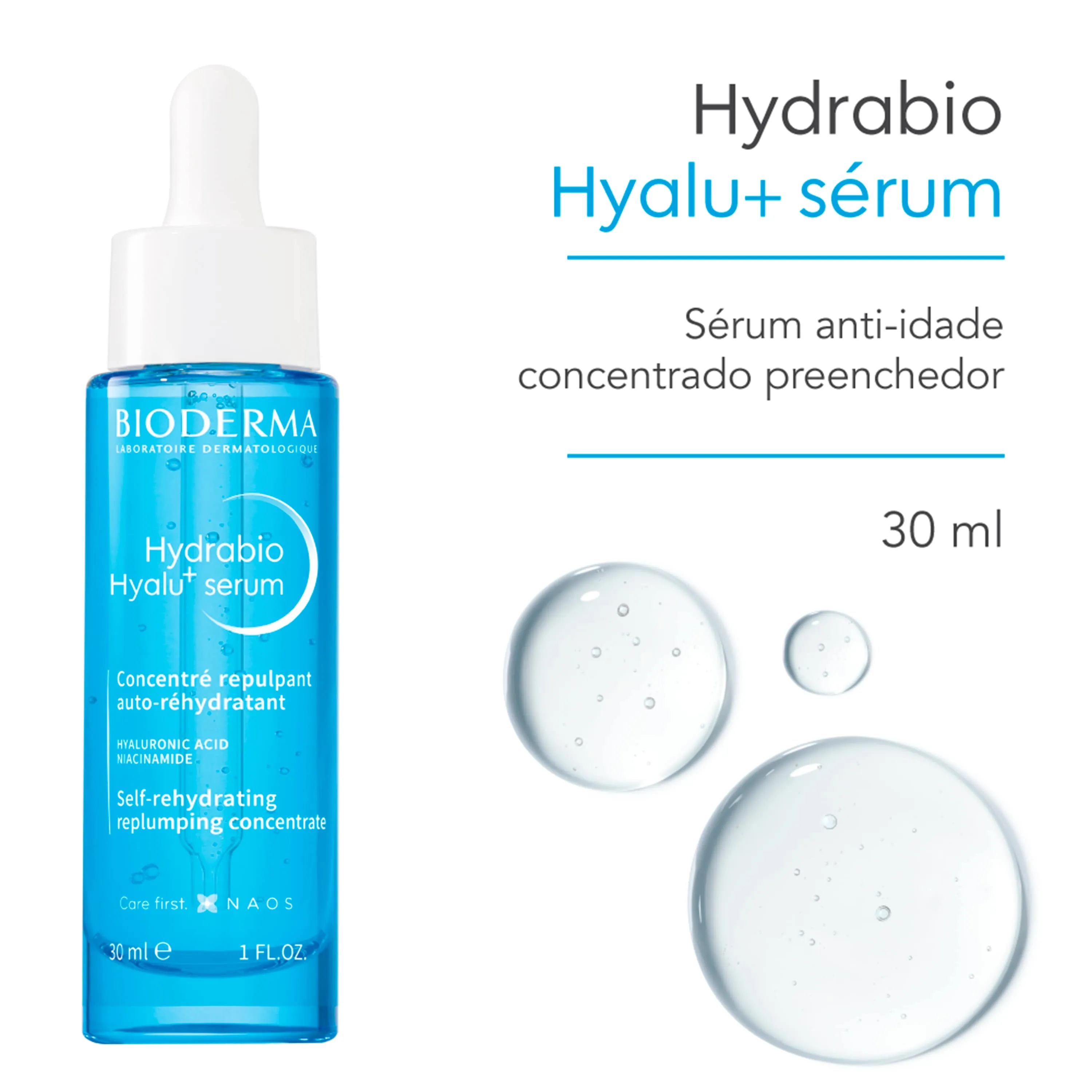 Sérum Bioderma Hydrabio Hyalu+ Anti Idade Concentrado Preenchedor 30ml — foto 2