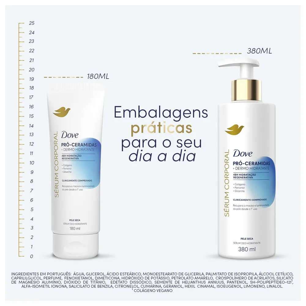 Sérum Corporal Dove Pró-Ceramidas Hidratante 380ml — foto 6