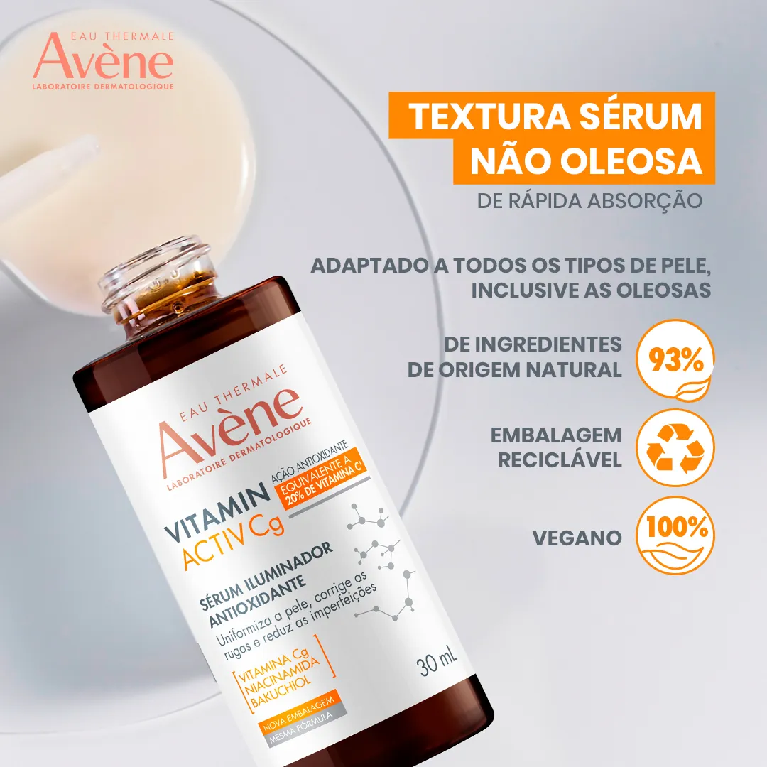 Sérum Facial Avène Vitamin Activ Cg Iluminador Antioxidante 30ml — foto 6