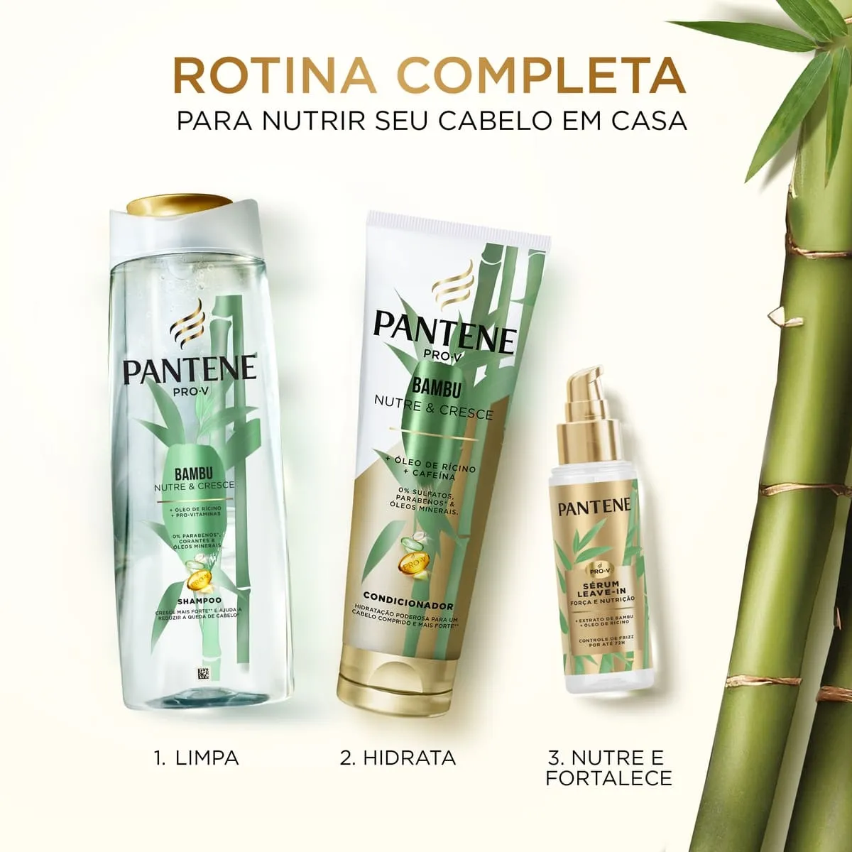 Sérum Finalizador Pantene Leave-In Força E Nutrição Bambu 95ml — foto 4