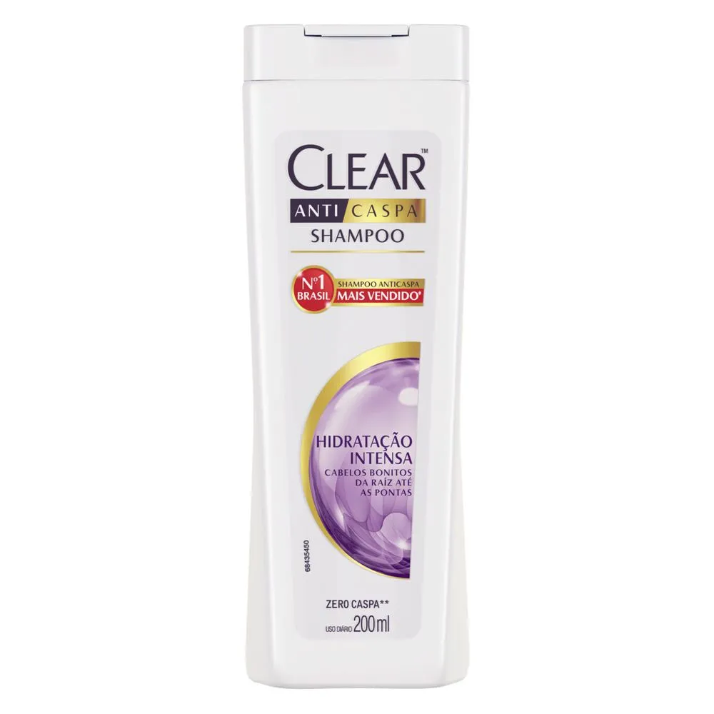 Shampoo Anticaspa Clear Hidratação Intensa 200ml — foto 2