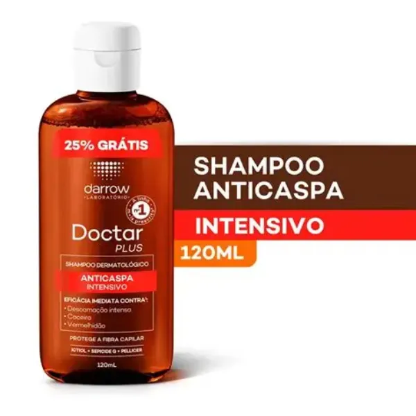 Shampoo Anticaspa Darrow Doctar Plus Intensivo 120ml — foto 2
