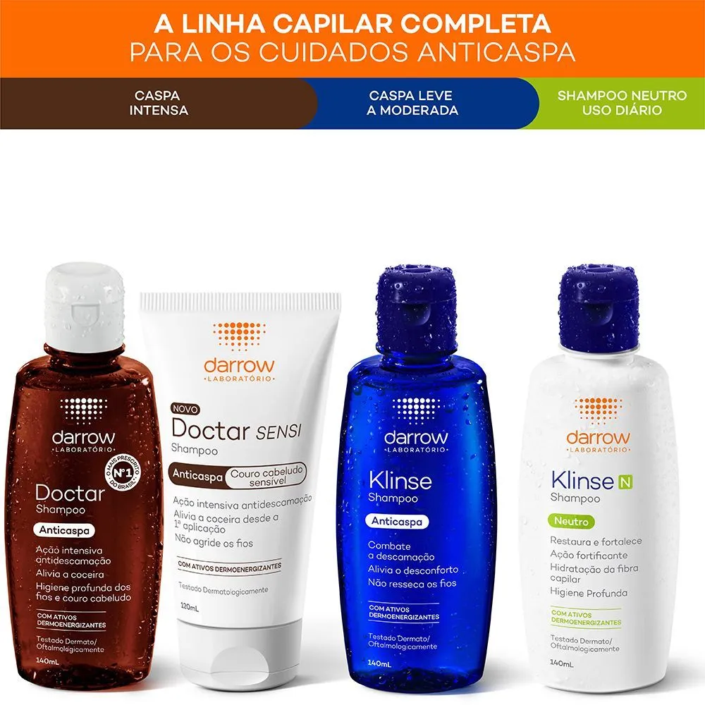 Shampoo Anticaspa Darrow Doctar Sensi Alívio da Coceira 120ml — foto 5