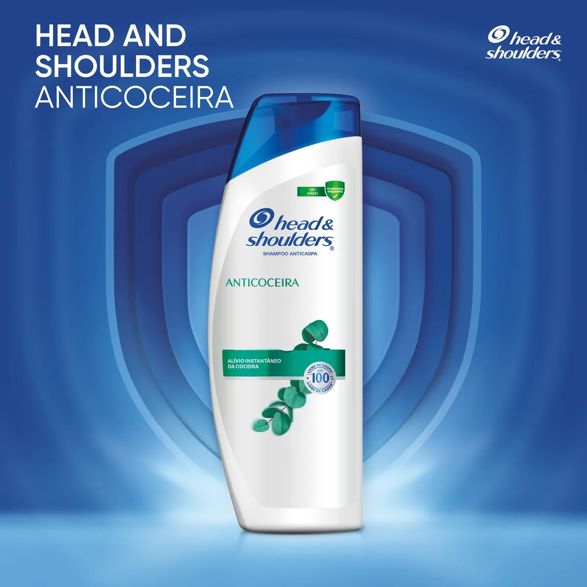 Shampoo Anticaspa Head & Shoulders Anticoceira Eucalipto 400ml — foto 2