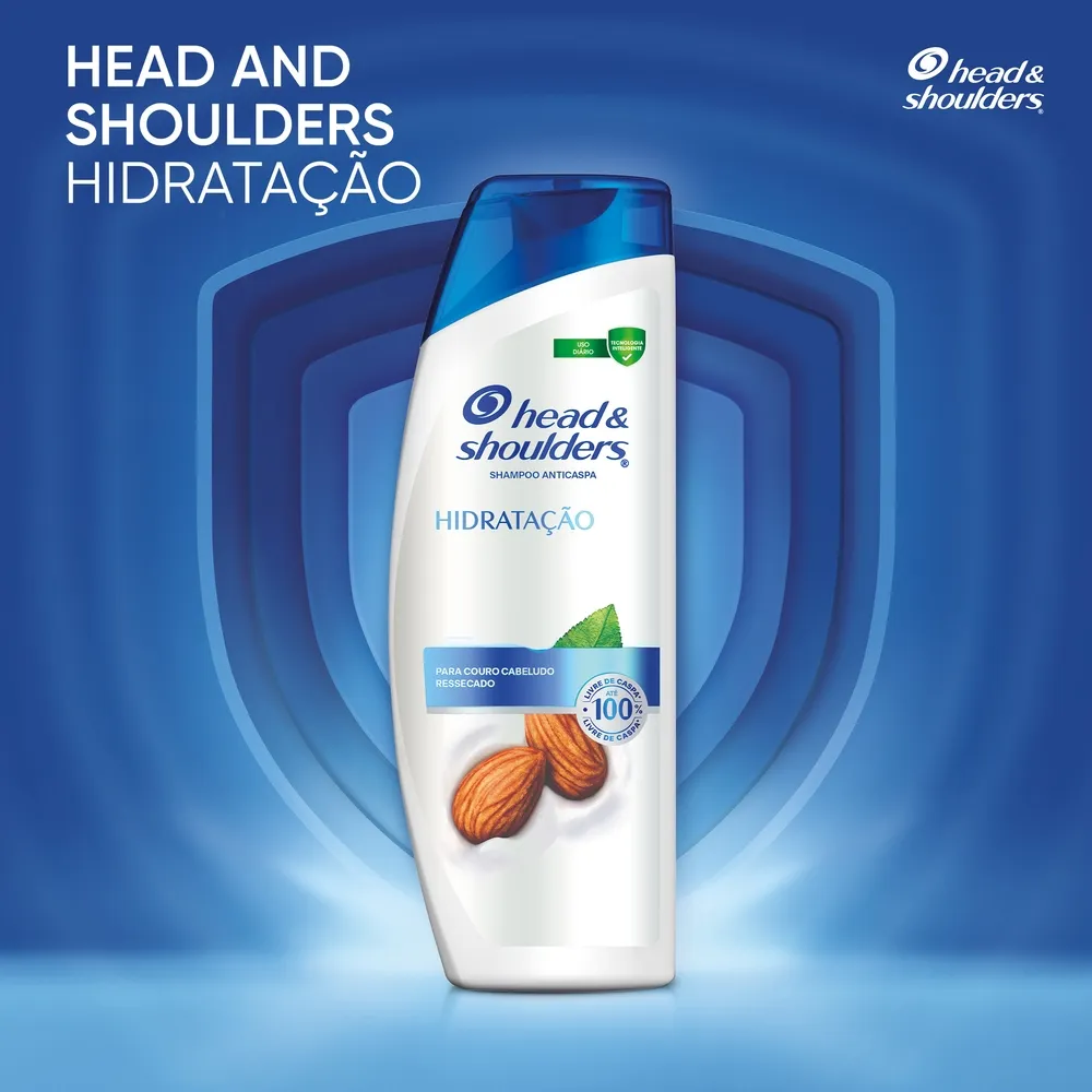 Shampoo Anticaspa Head & Shoulders Hidratação Óleo de Amêndoas 400ml — foto 2