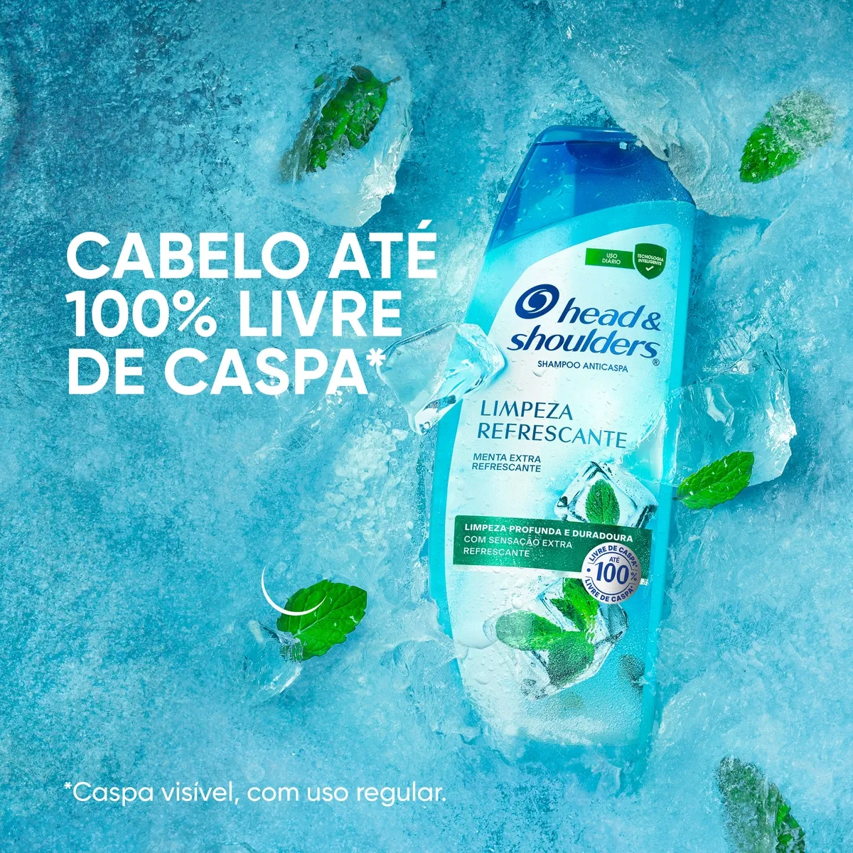 Shampoo Anticaspa Head & Shoulders Limpeza Refrescante 400ml — foto 3