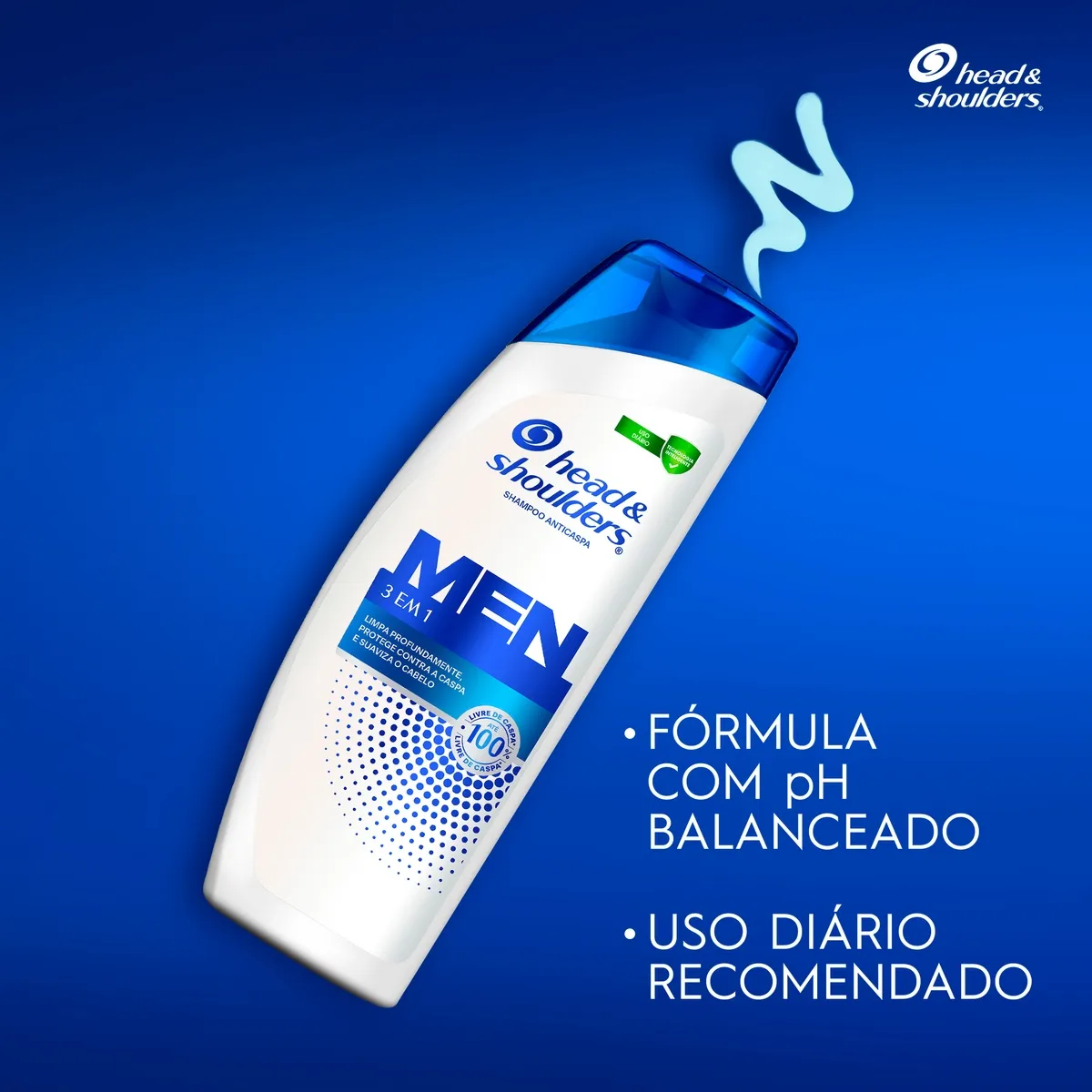 Shampoo Anticaspa Head & Shoulders Men 3 em 1 400ml — foto 6