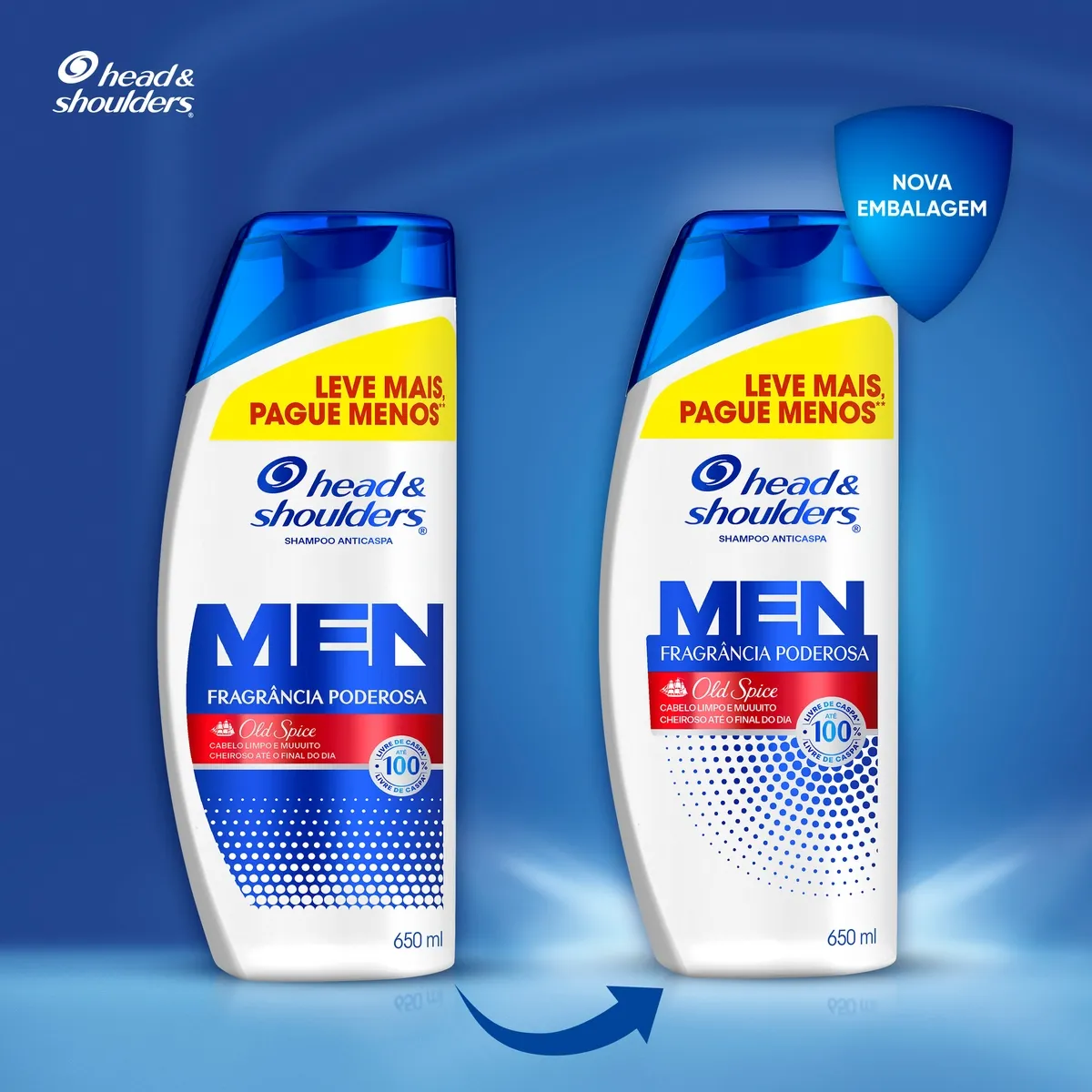 Shampoo Anticaspa Head & Shoulders Men Old Spice 650ml — foto 5