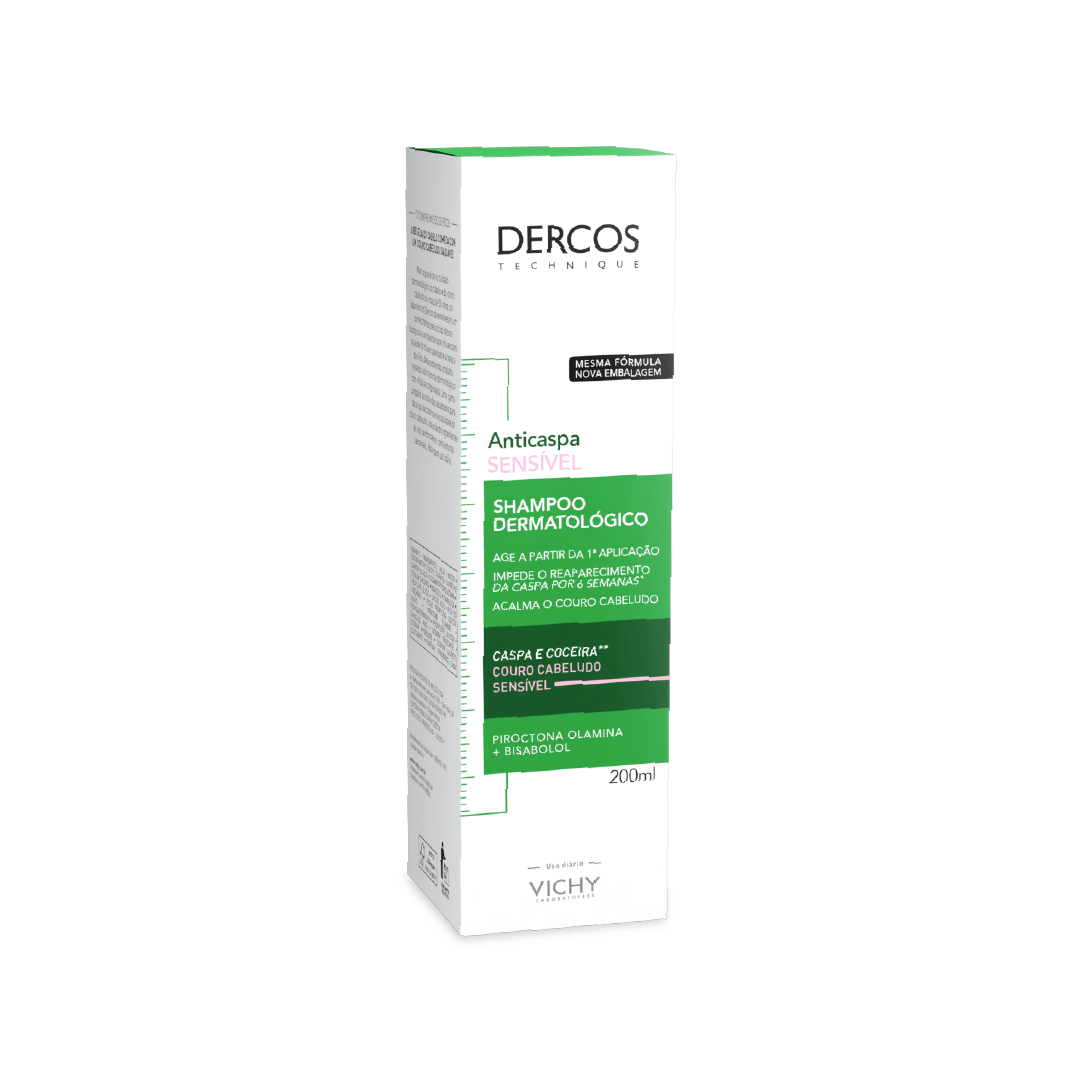 Shampoo Anticaspa Vichy Dercos Dermatológico Couro Cabeludo Sensível 200ml — foto 10