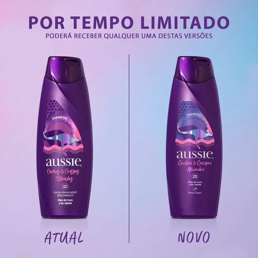Shampoo Aussie Cachos e Crespos Ativados 360ml — foto 2