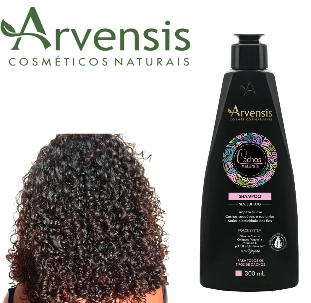 Shampoo Cachos Naturais 300ml Arvensis — foto 2