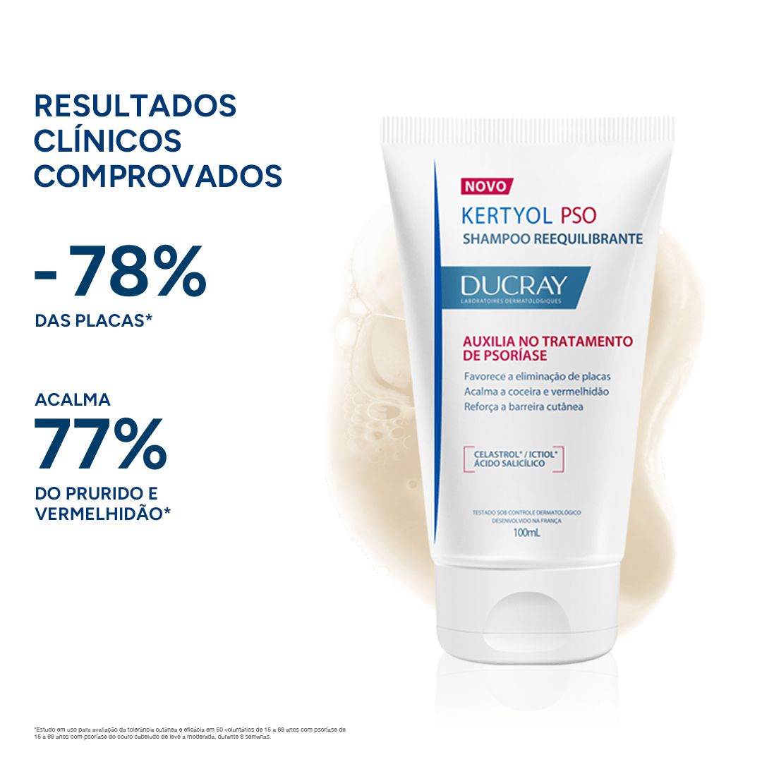 Shampoo Ducray Kertyol P.S.O Tratamento para Psoríase 100ml — foto 3