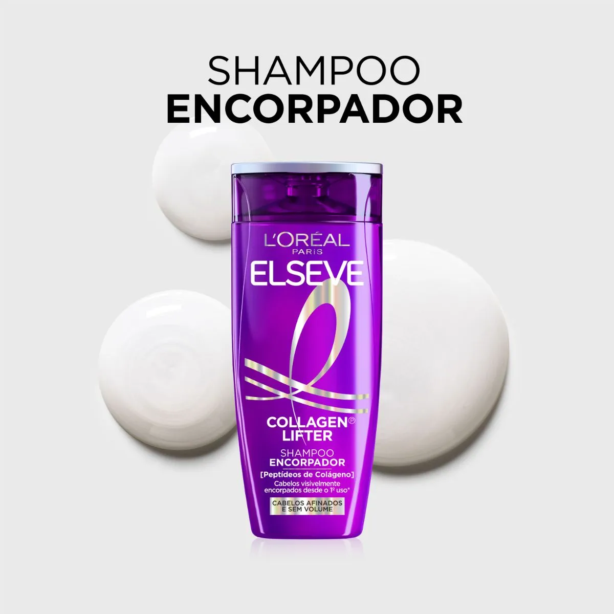 Shampoo Elseve Collagen Lifter Encorpador 400ml — foto 2