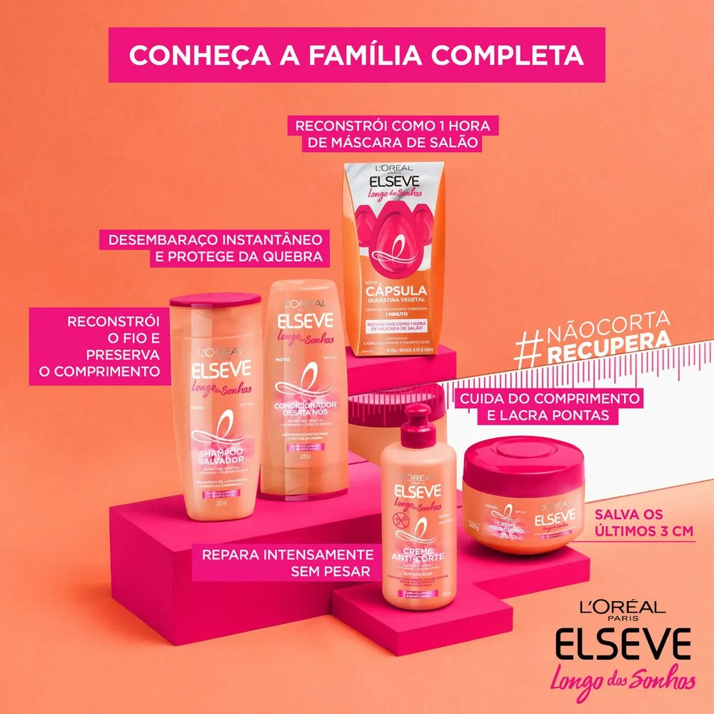 Shampoo Elseve Longo dos Sonhos Salvador 400ml — foto 5