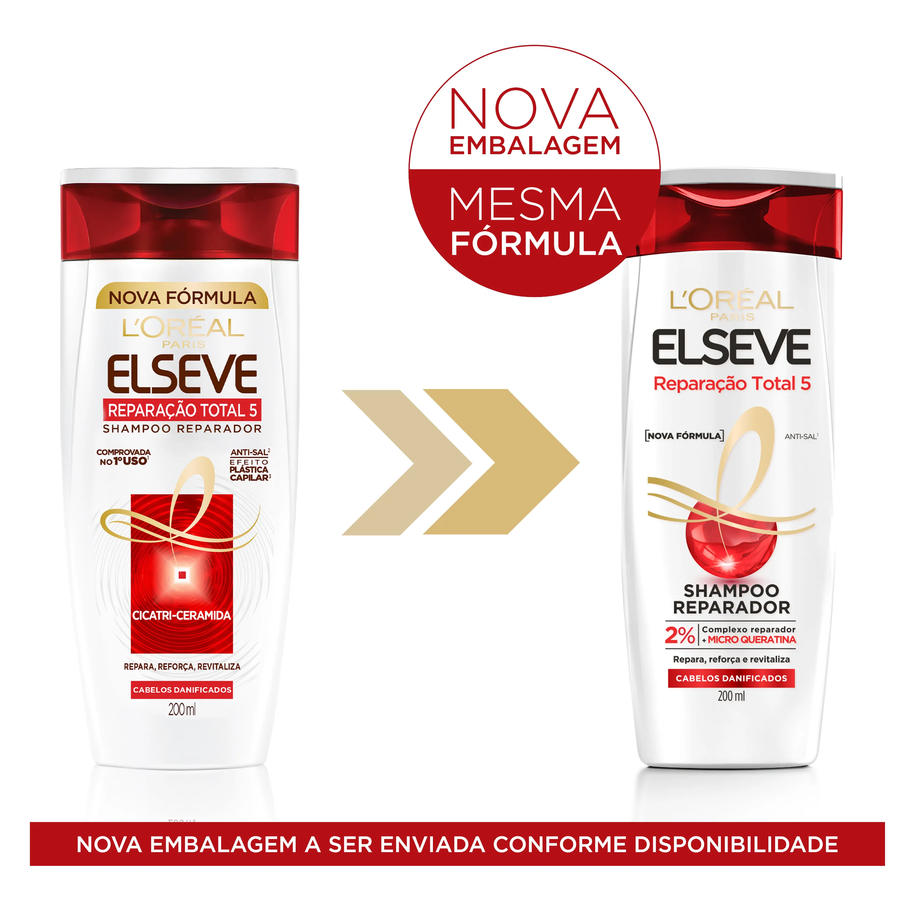 Shampoo Elseve Reparação Total 5 Reparador 200ml — foto 3