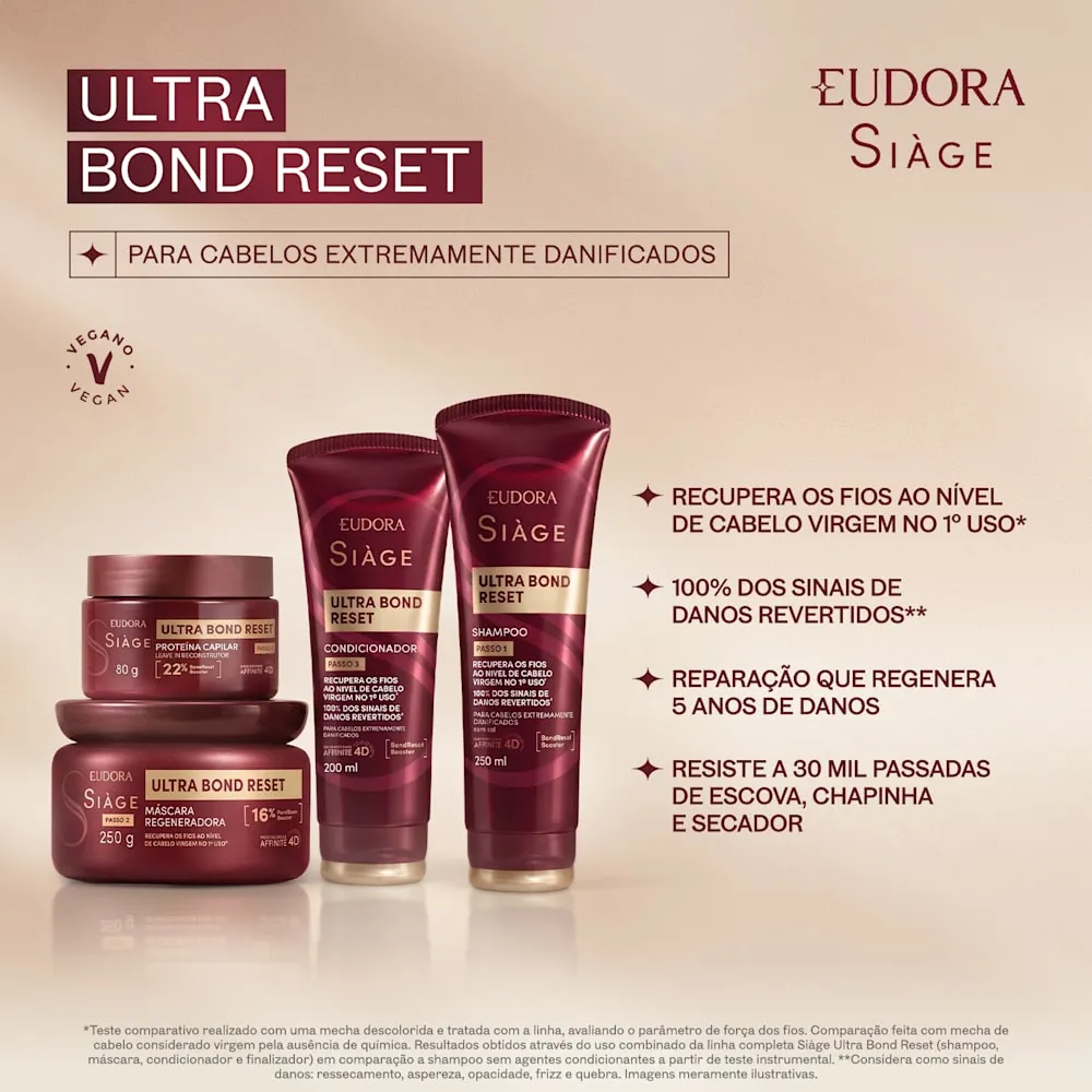 Shampoo Eudora Siàge Ultra Bond Reset 200ml — foto 4