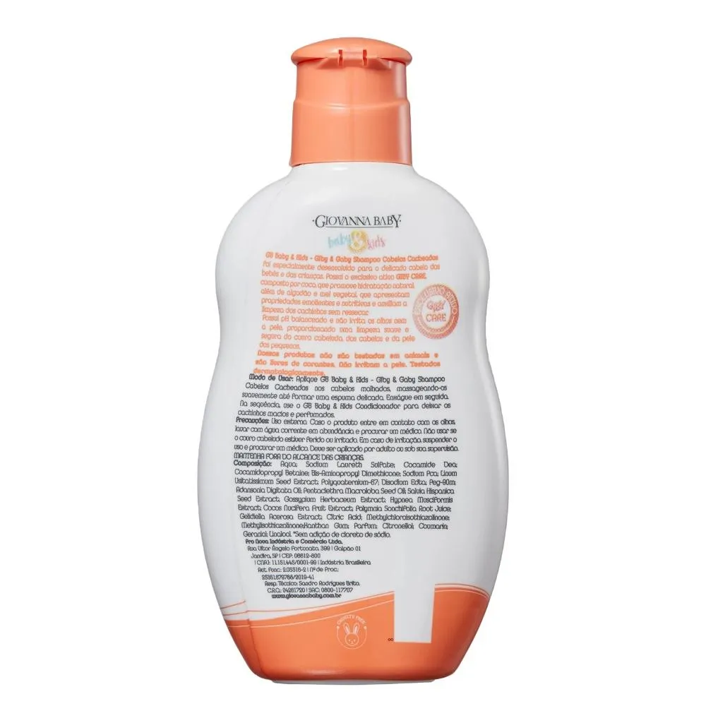 Shampoo Giovanna Baby - Giby & Gaby Cacheados 200ml — foto 2
