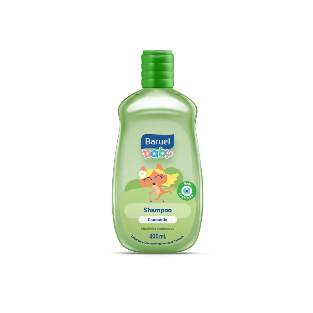 Shampoo Infantil Baruel Baby Camomila 400ml