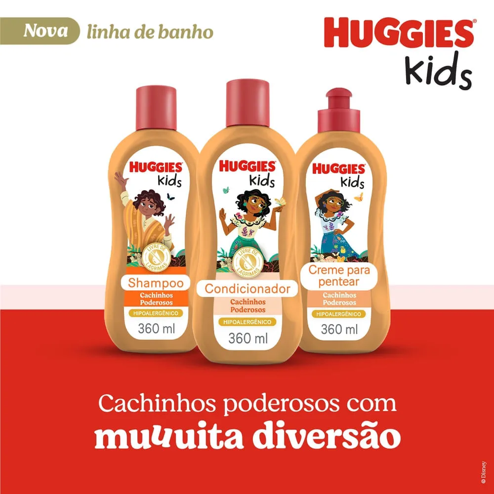 Shampoo Infantil Huggies Kids Cachinhos Poderosos 360ml — foto 8