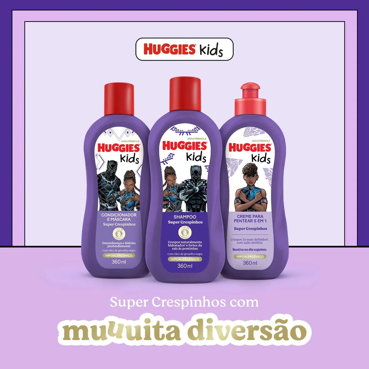 Shampoo Infantil Huggies Kids Super Crespinhos 360ml — foto 6