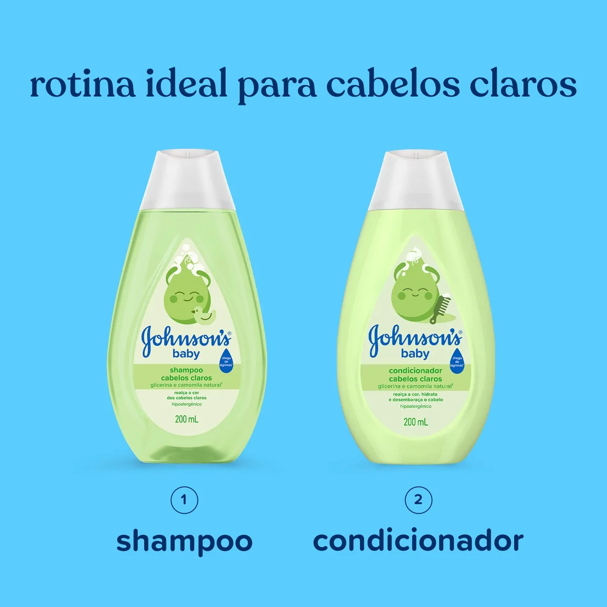 Shampoo Infantil Johnson's Baby Cabelos Claros Camomila 200ml — foto 6
