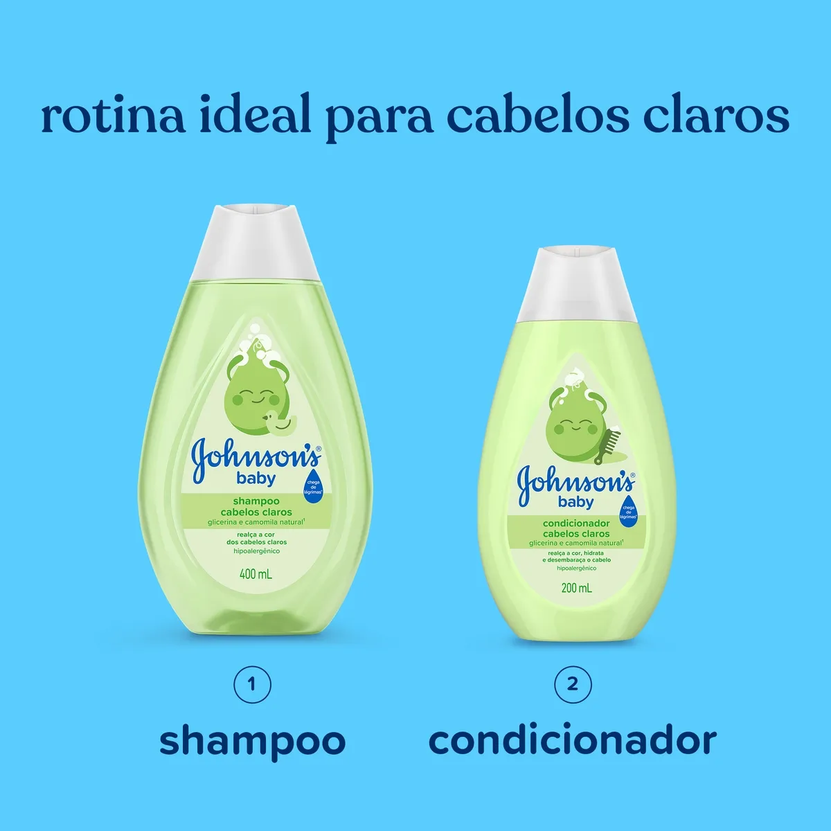 Shampoo Infantil Johnson's Baby Cabelos Claros Camomila 400ml — foto 7