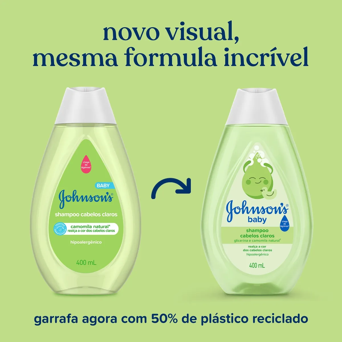 Shampoo Infantil Johnson's Baby Cabelos Claros Camomila 400ml — foto 4