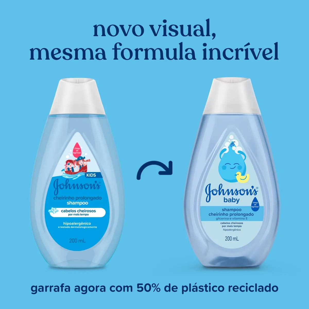 Shampoo Infantil Johnson's Baby Cheirinho Prolongado 200ml — foto 3