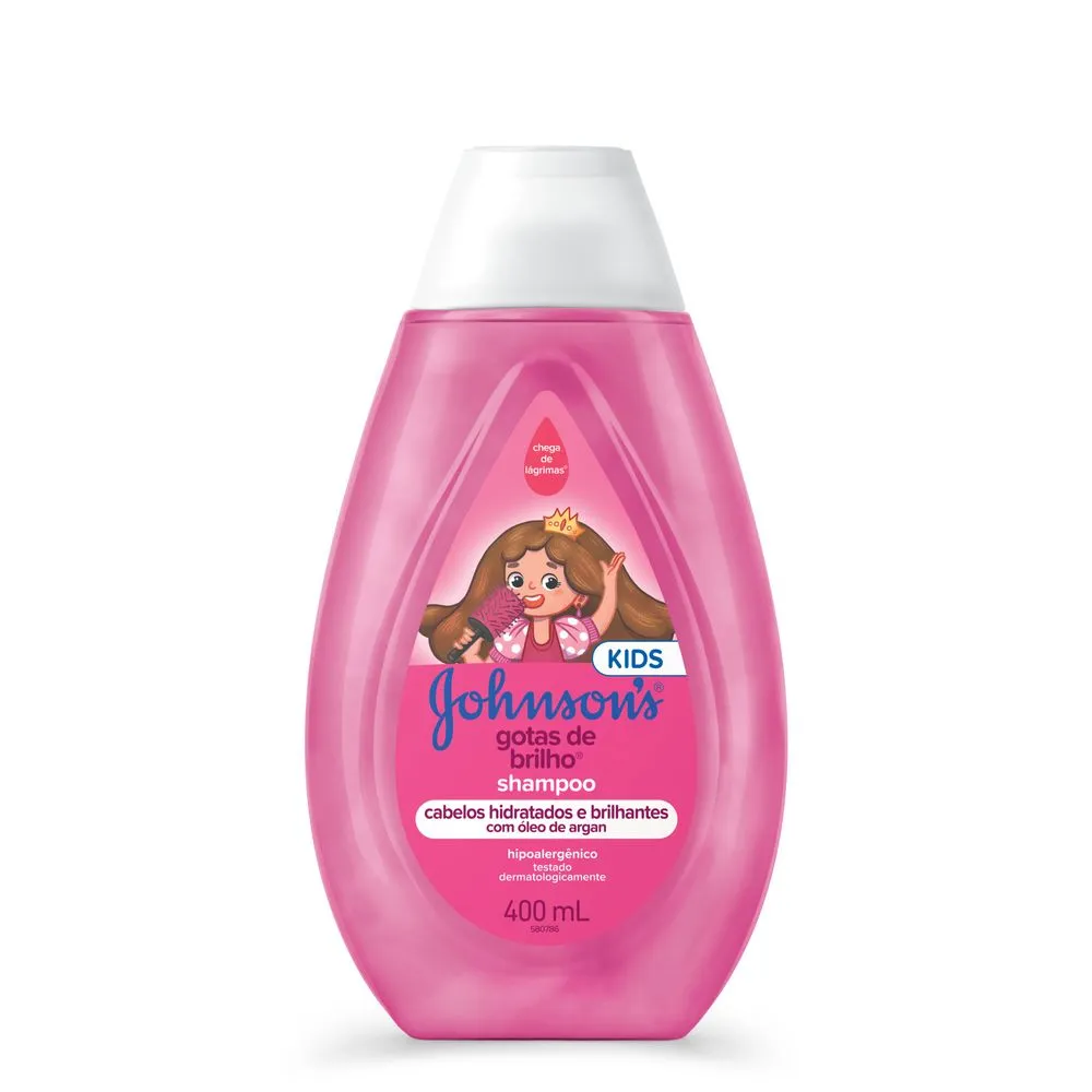 Shampoo Infantil Johnson's Baby Gotas de Brilho 400ml — foto 2