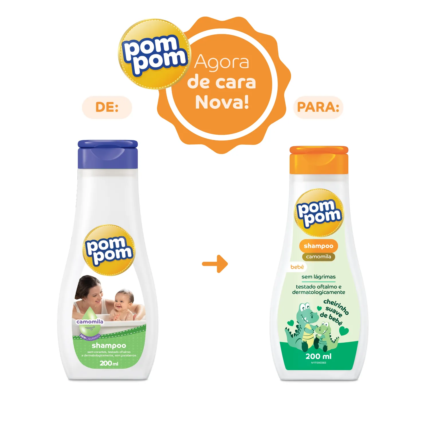 Shampoo Infantil Pom Pom Camomila 200ml — foto 3
