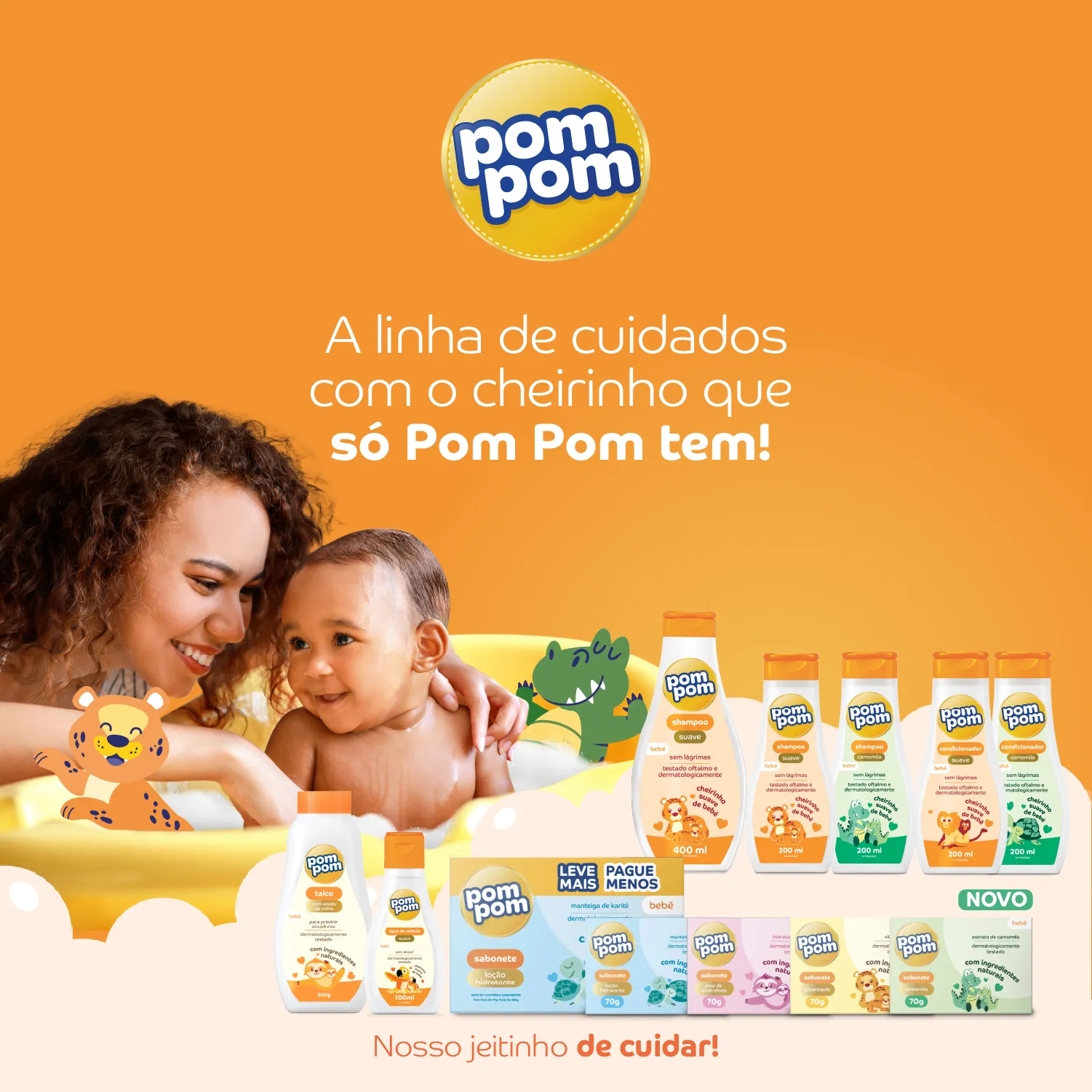 Shampoo Infantil Pom Pom Suave 200ml — foto 5