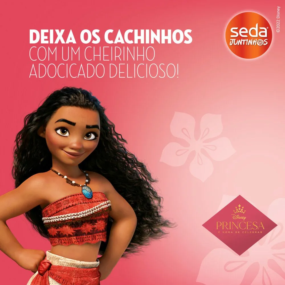 Shampoo Infantil Seda Juntinhos Moana Cachos Encantados +3 anos 300ml — foto 6
