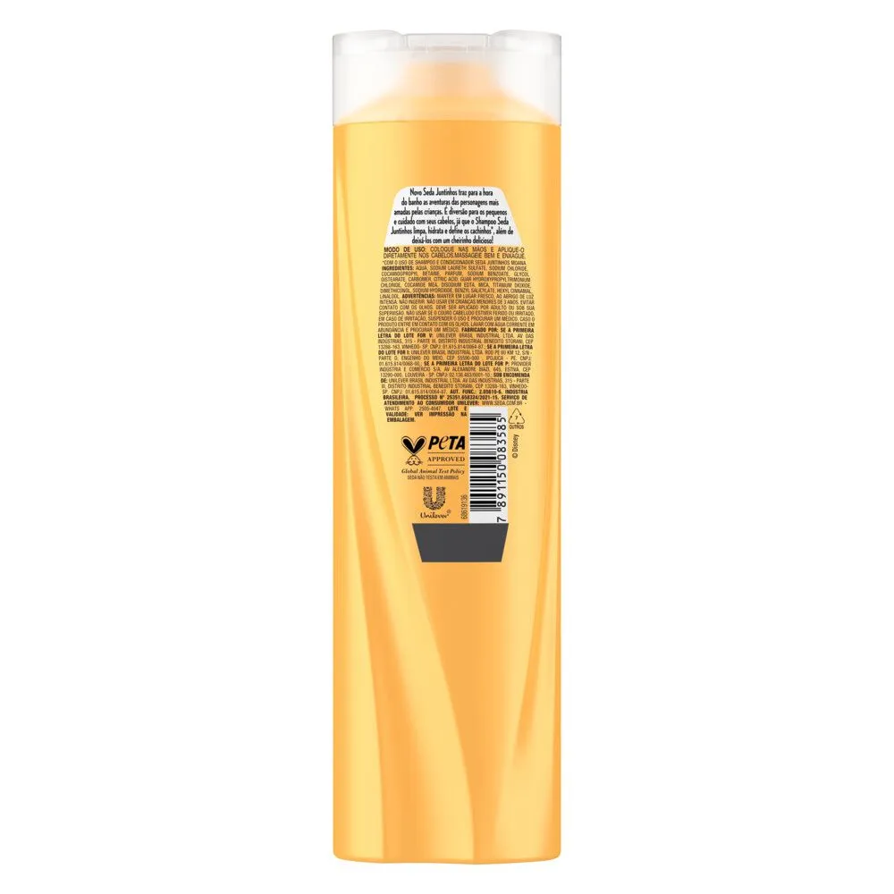 Shampoo Infantil Seda Juntinhos Moana Cachos Encantados +3 anos 300ml — foto 3